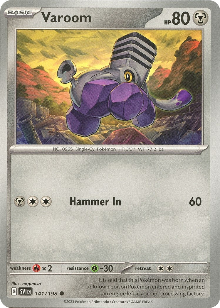 Image for Varoom (141/198) [SV01: Scarlet & Violet Base Set] - Pokemon