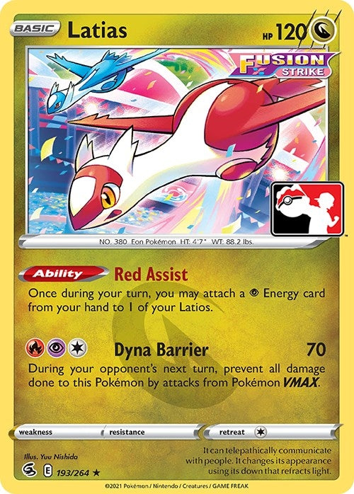Image for Latias (193/264) [Prize Pack Series Cards] - Pokemon