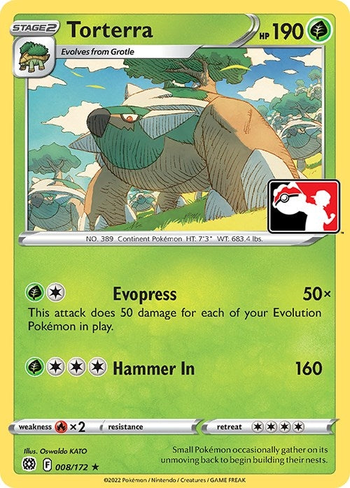 Image for Torterra (008/172) [Prize Pack Series Cards] - Pokemon
