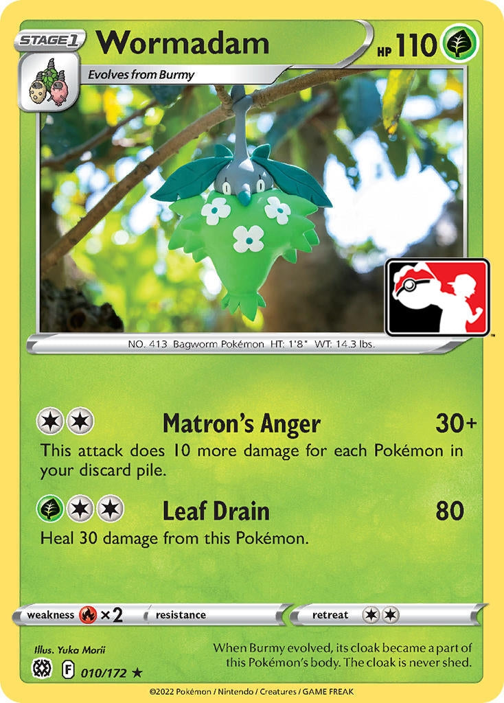 Image for Wormadam (010) (010/172) [Prize Pack Series Cards] - Pokemon