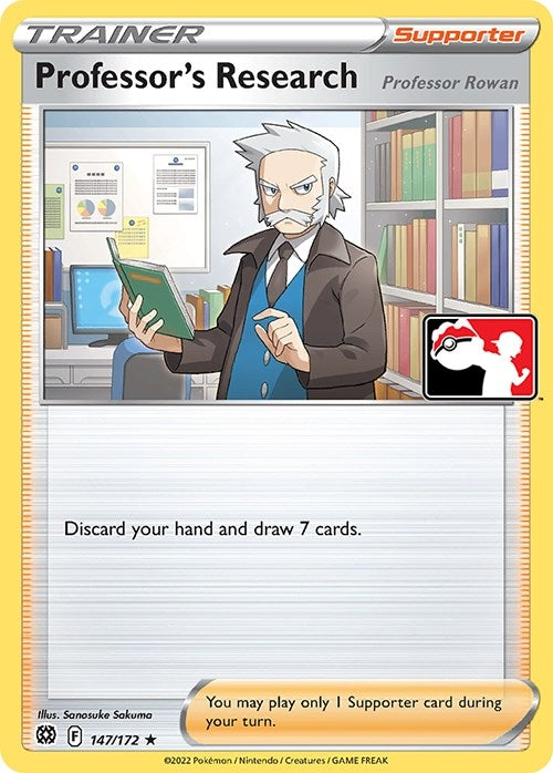 Image for Professor's Research (147/172) [Prize Pack Series Cards] - Pokemon