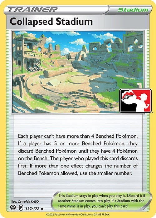 Image for Collapsed Stadium (137/172) [Prize Pack Series Cards] - Pokemon