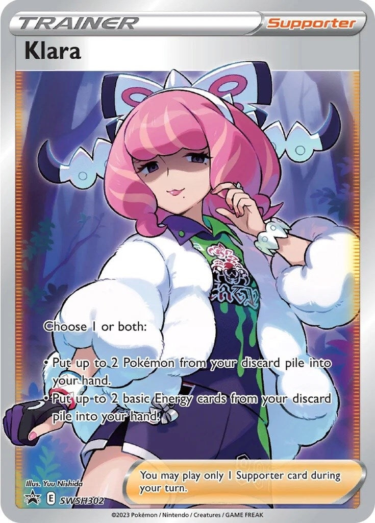 Image for Klara (Full Art) (SWSH302) [SWSH: Sword & Shield Promo Cards] - Pokemon