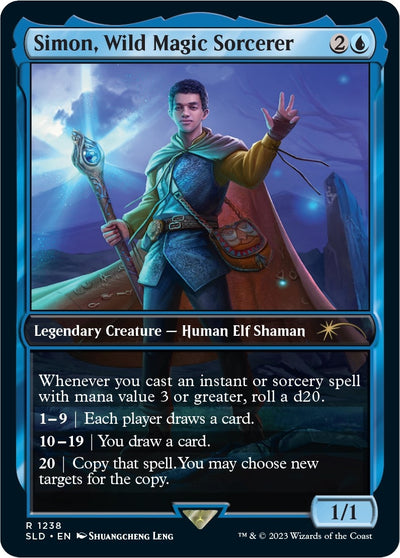 Simon, Wild Magic Sorcerer (1238) (Secret Lair Drop Series)