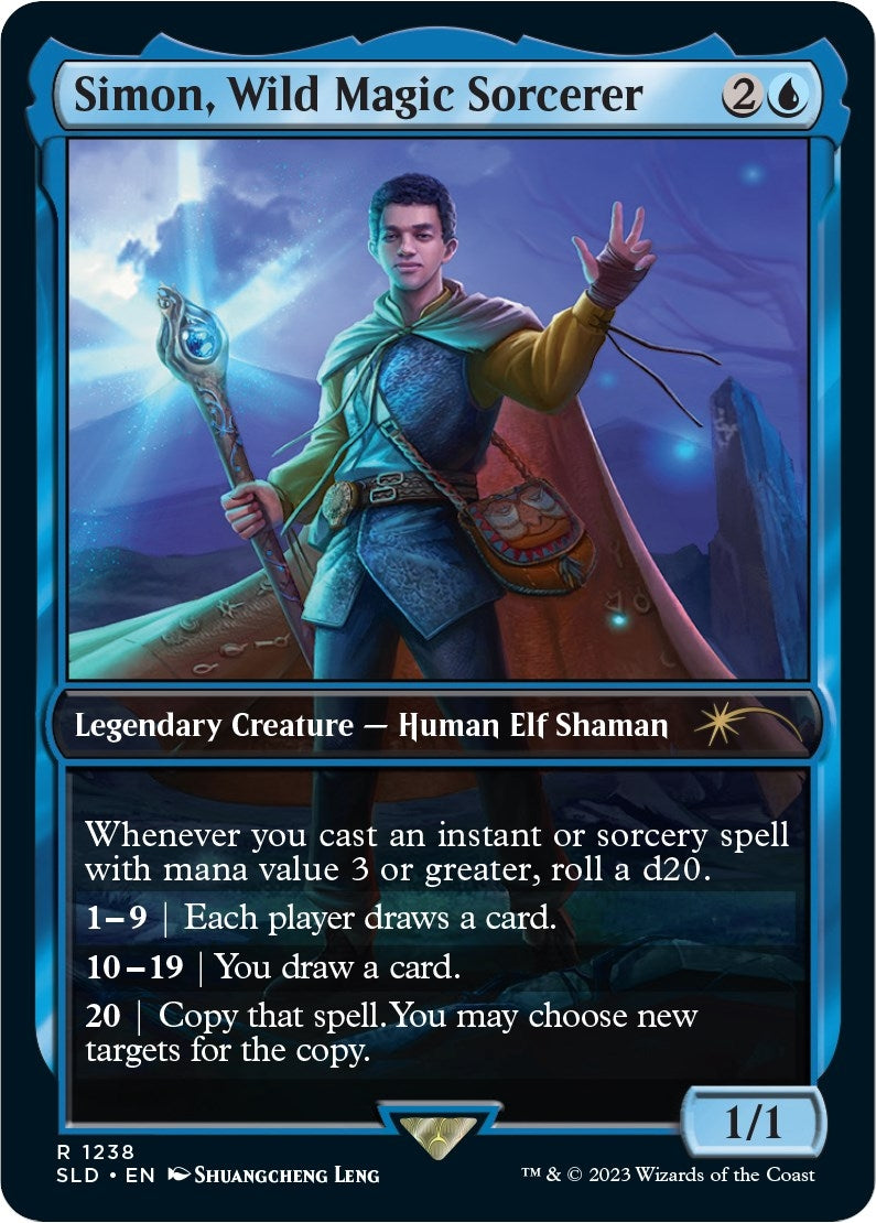 Simon, Wild Magic Sorcerer (1238) (Secret Lair Drop Series)