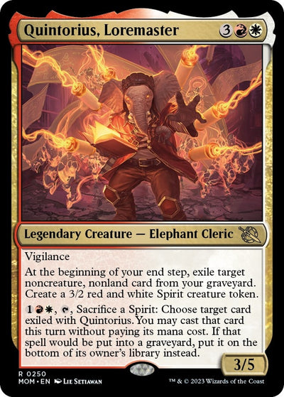 Quintorius, Loremaster (250) (March of the Machine)