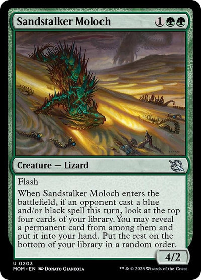 Sandstalker Moloch (203) (March of the Machine)