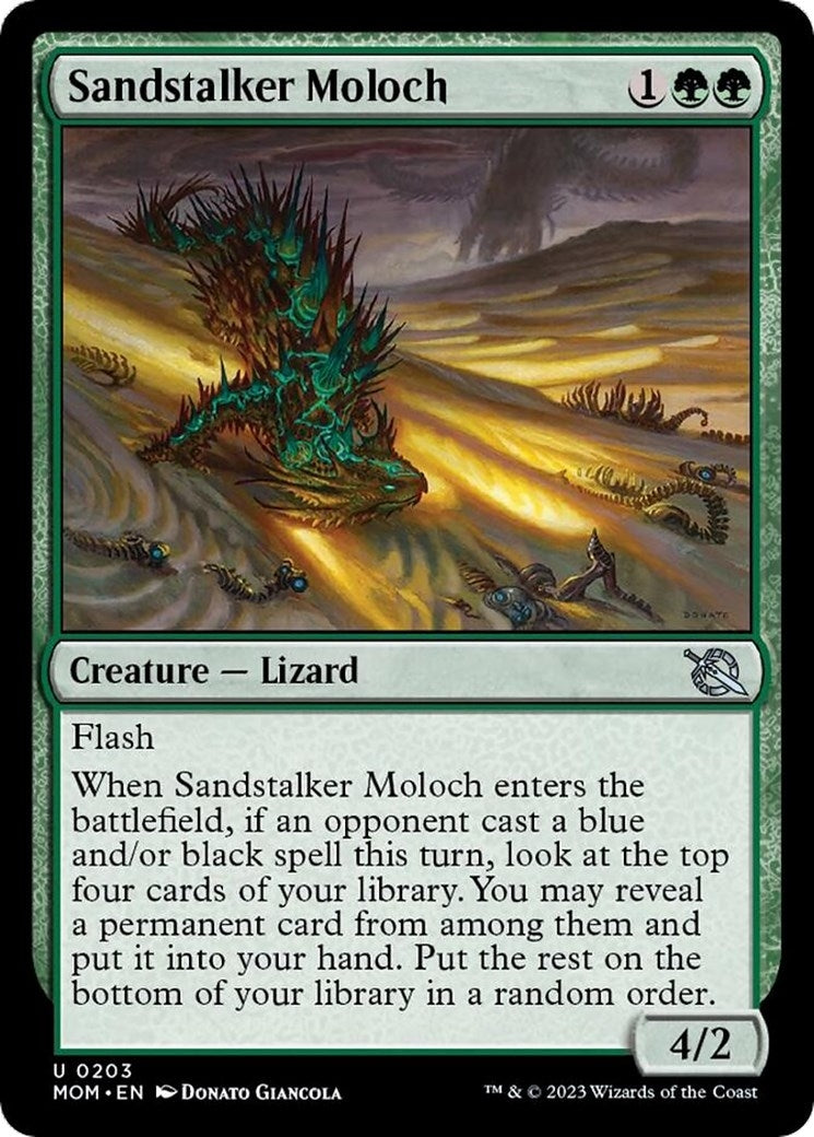 Sandstalker Moloch (203) (March of the Machine)
