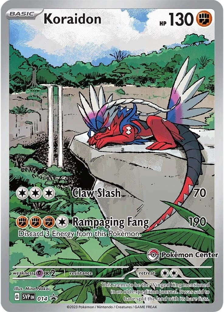 Image for Koraidon - 014 (Pokemon Center Exclusive) (014) [SV: Scarlet & Violet Promo Cards] - Pokemon