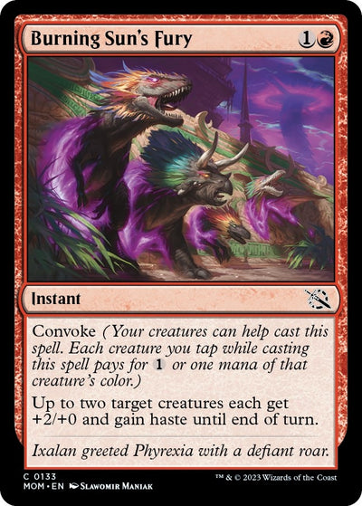 Burning Sun's Fury (133) (March of the Machine)