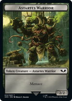 Spawn // Astartes Warrior Double-sided (Surge Foil) [Universes Beyond: Warhammer 40,000 Tokens]