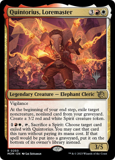 Quintorius, Loremaster (250) (Promo Pack: March of the Machine)