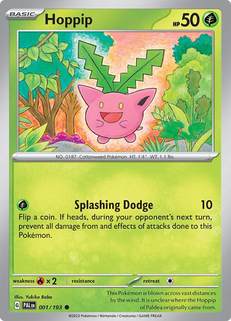 Image for Hoppip (001/193) [SV02: Paldea Evolved] - Pokemon