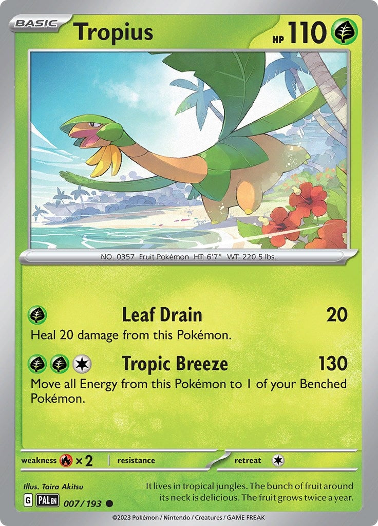 Image for Tropius (007/193) [SV02: Paldea Evolved] - Pokemon