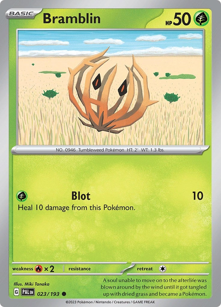 Image for Bramblin (023/193) [SV02: Paldea Evolved] - Pokemon