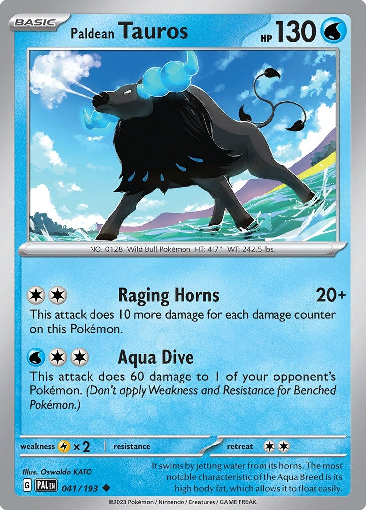 Image for Paldean Tauros (041/193) [SV02: Paldea Evolved] - Pokemon