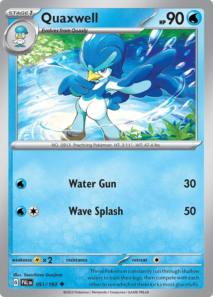 Image for Quaxwell (051/193) [SV02: Paldea Evolved] - Pokemon