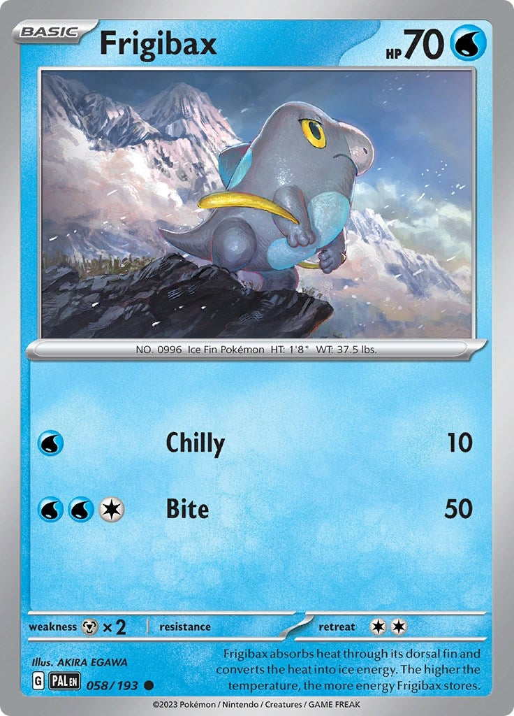 Image for Frigibax (058/193) [SV02: Paldea Evolved] - Pokemon