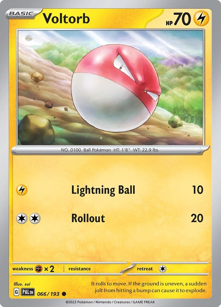 Image for Voltorb (066/193) [SV02: Paldea Evolved] - Pokemon