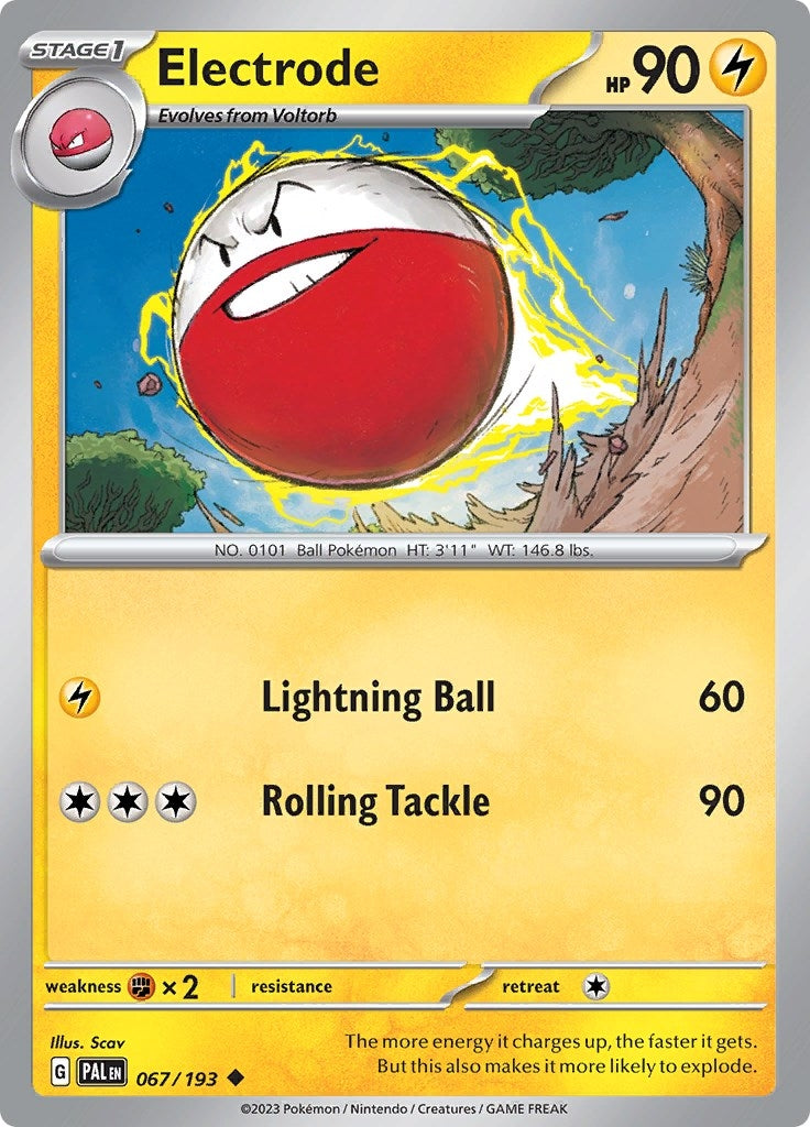 Image for Electrode (067/193) [SV02: Paldea Evolved] - Pokemon