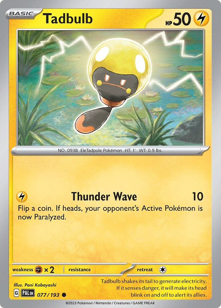 Image for Tadbulb (077/193) [SV02: Paldea Evolved] - Pokemon