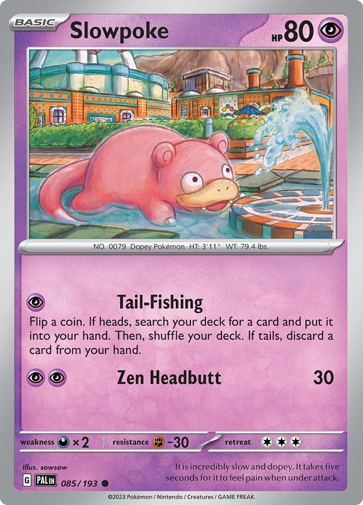 Image for Slowpoke (085/193) [SV02: Paldea Evolved] - Pokemon