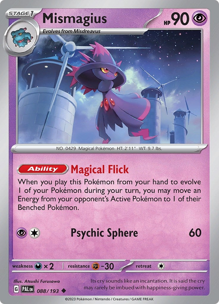 Image for Mismagius (088/193) [SV02: Paldea Evolved] - Pokemon