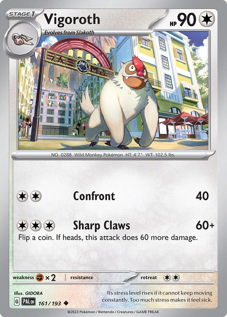 Image for Vigoroth (161/193) [SV02: Paldea Evolved] - Pokemon