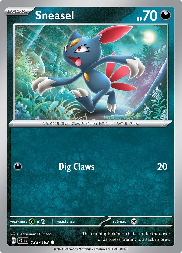 Image for Sneasel (133/193) [SV02: Paldea Evolved] - Pokemon
