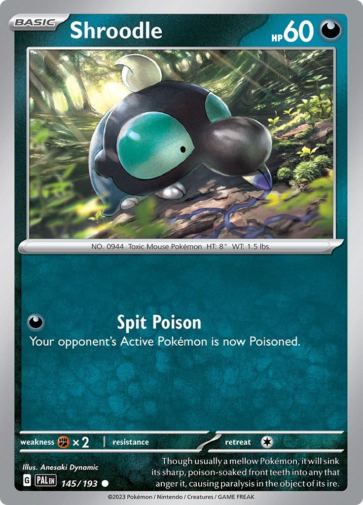 Image for Shroodle (145/193) [SV02: Paldea Evolved] - Pokemon