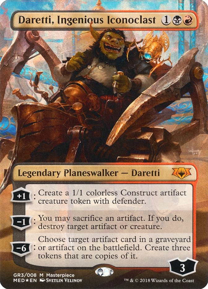 Daretti, Ingenious Iconoclast (GR3) [Mythic Edition: Guilds of Ravnica]