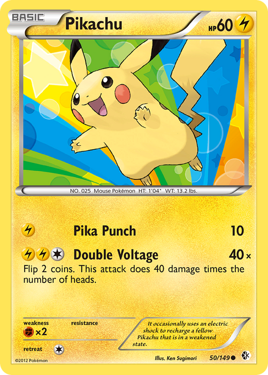 Pikachu (50/149) [Black & White: Boundaries Crossed]