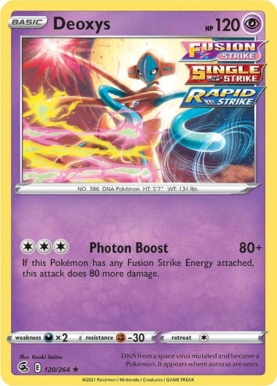 Deoxys (120/264) (SWSH08: Fusion Strike)