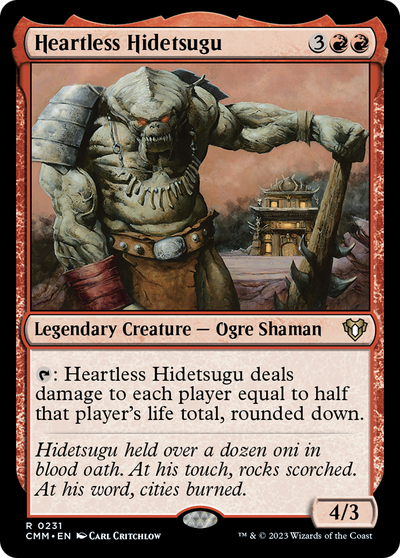 Heartless Hidetsugu (231) (Commander Masters)