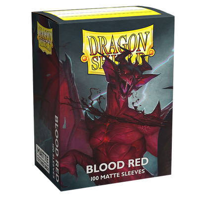 Dragon Shield: Standard 100ct Sleeves - Blood Red (Matte)