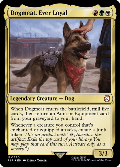 Dogmeat, Ever Loyal (Surge Foil) (530) (Universes Beyond: Fallout)