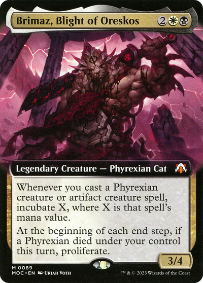 Brimaz, Blight of Oreskos (Extended Art) (89) (Commander: March of the Machine)