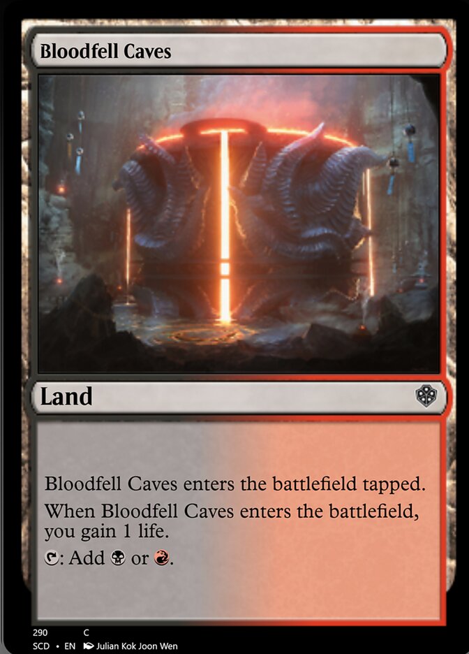 Bloodfell Caves (290) [Starter Commander Decks]