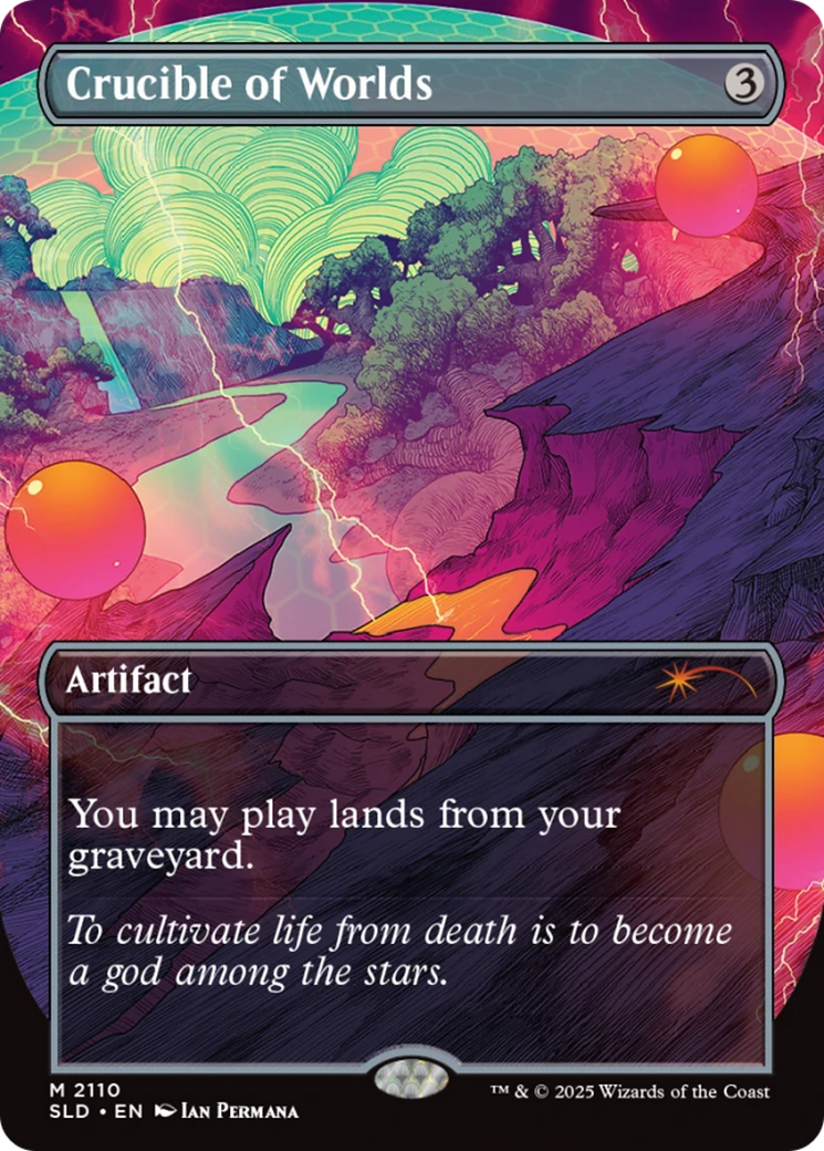 Crucible of Worlds (Galaxy Foil) (2110) [Secret Lair Drop Series]