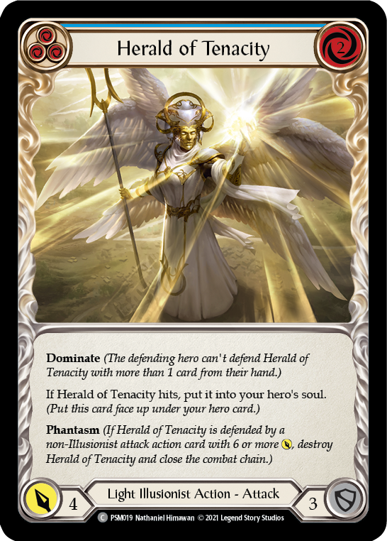 Herald of Tenacity [PSM019] (Monarch Prism Blitz Deck)