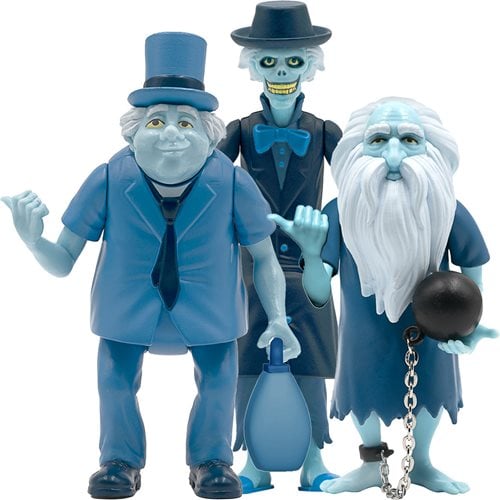 Disney Haunted Mansion Hitchhiking Ghosts 3pk Reaction Figure