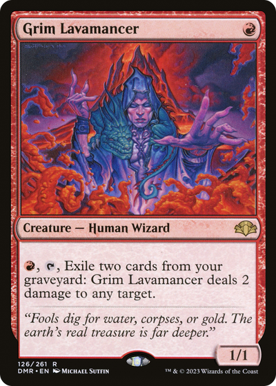 Grim Lavamancer (126) (Dominaria Remastered)