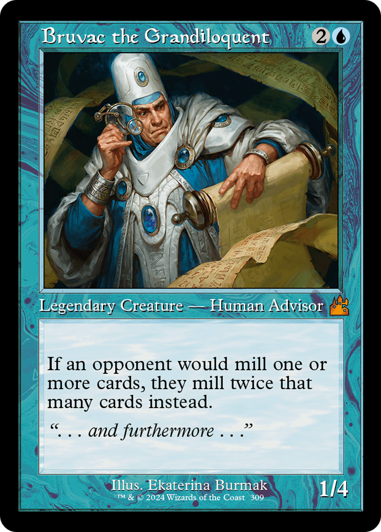 Bruvac the Grandiloquent (Retro Frame) (309) [Ravnica Remastered]