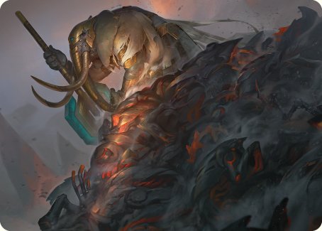 Against All Odds Art Card (1) [Phyrexia: All Will Be One]