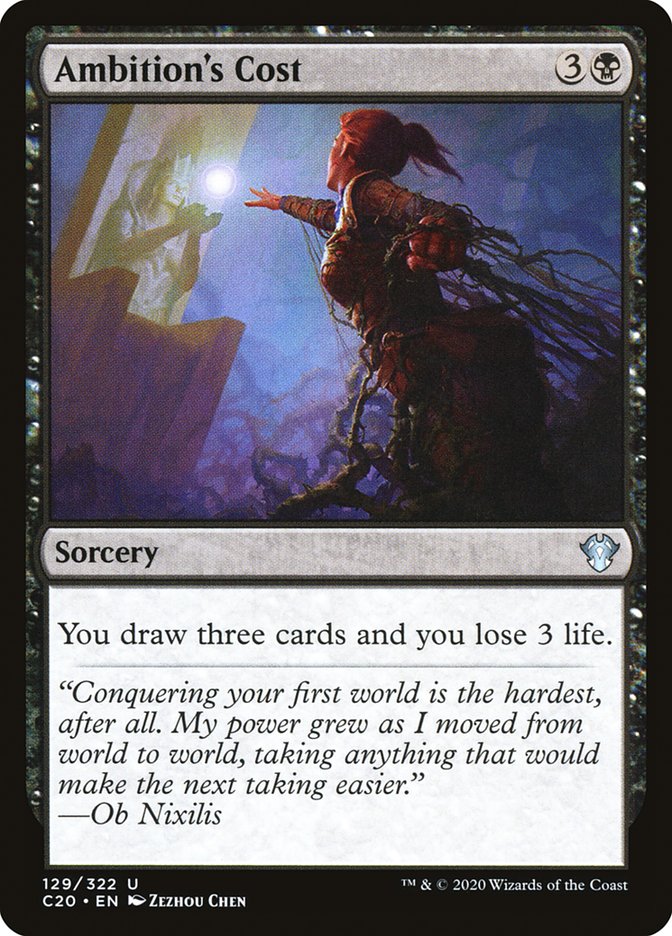 Ambition's Cost (129) [Commander 2020]
