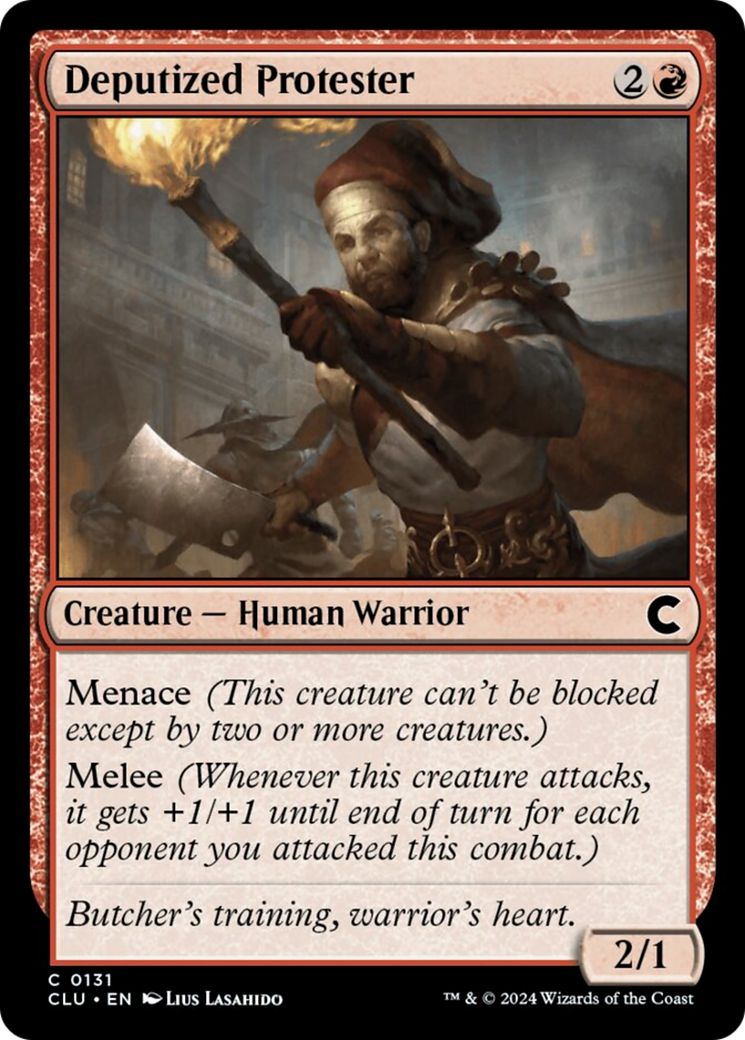 Deputized Protester (131) [Ravnica: Clue Edition]