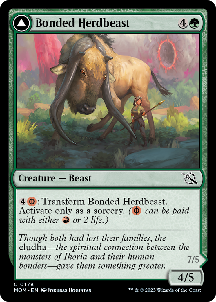Bonded Herdbeast (178) [March of the Machine]