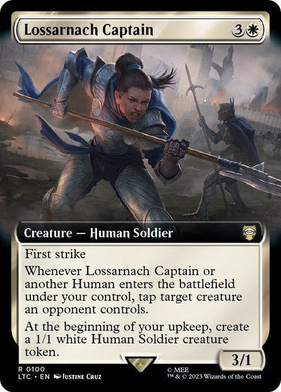 Lossarnach Captain (Extended Art) (100) (Commander: The Lord of the Rings: Tales of Middle-earth)