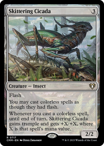 Skittering Cicada (717) (Commander Masters)