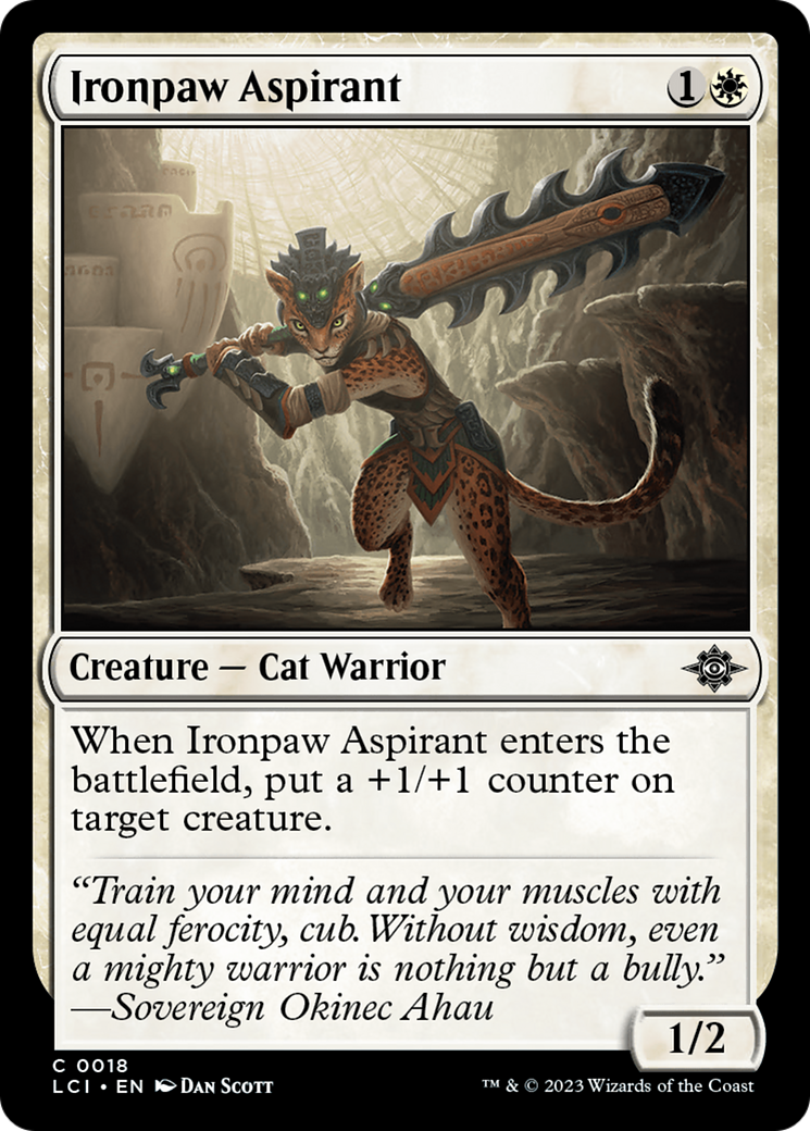 Ironpaw Aspirant (18) (The Lost Caverns of Ixalan)